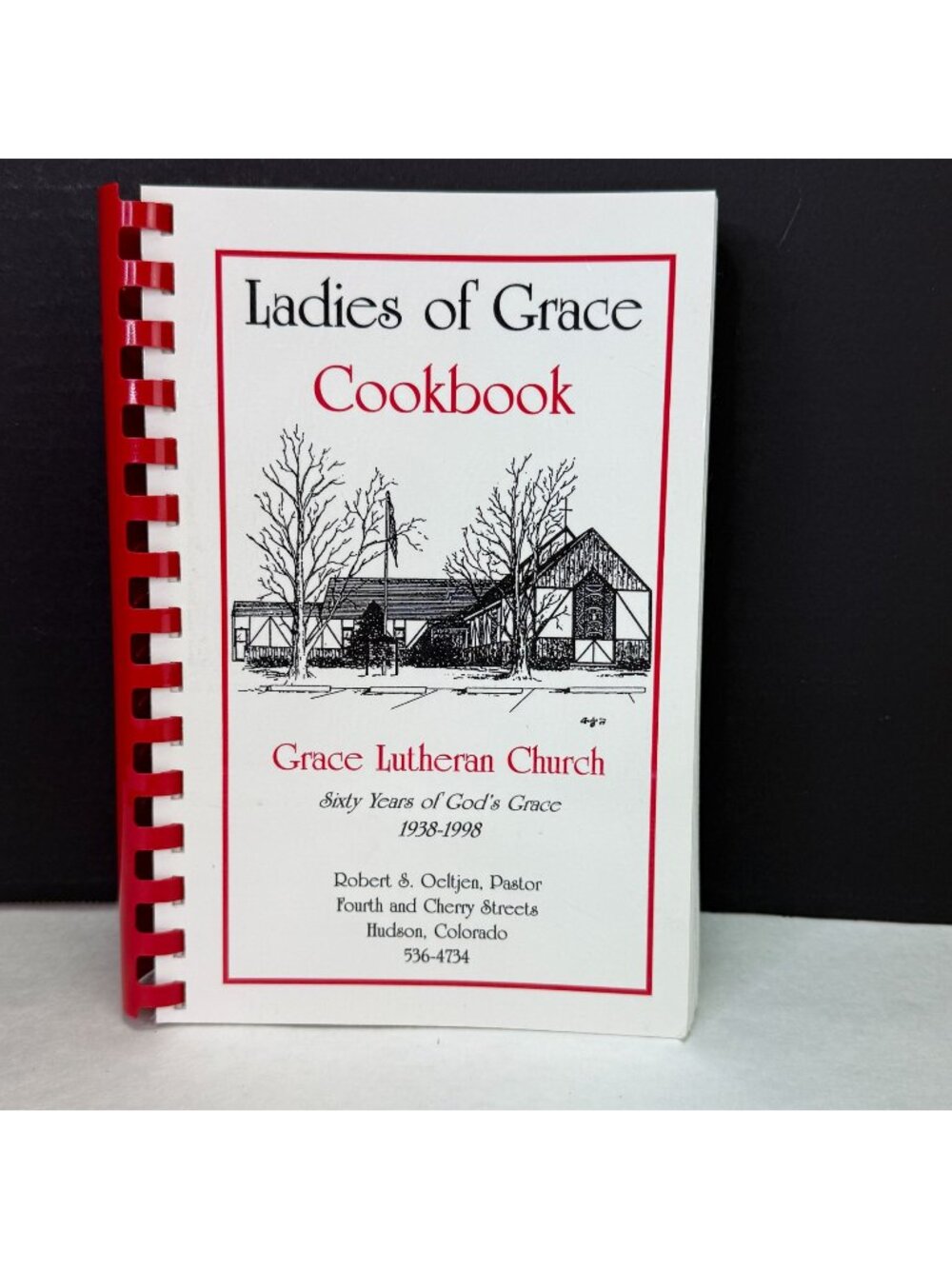 Vintage Ladies of Grace Lutheran Hudson Colorado Church Cookbook 1938-1998